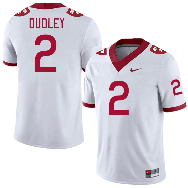 Men-Youth #2 Ameer Dudley Harvard Crimson 2023 College Football Jerseys Stitched-White